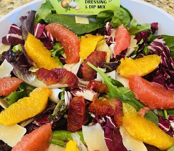 Luvafoodie Herb Lovers Winter Salad