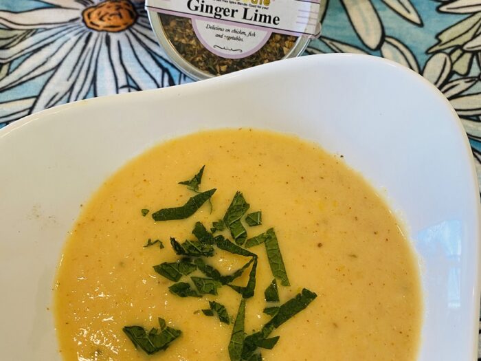 Luvafoodie Ginger Lime Peach Soup
