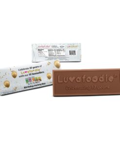 Luvafoodie 10th Anniversary Edition Belgian Milk Chocolate Bars